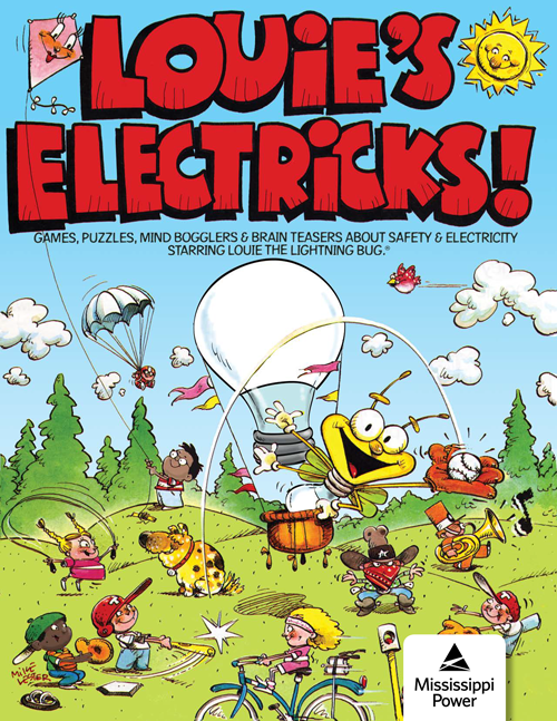 Photo showing Louie's Electricks! Activity book