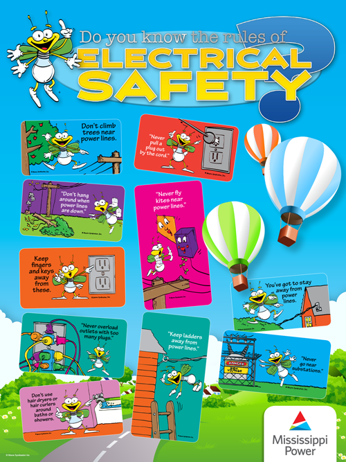 Photo of safety poster